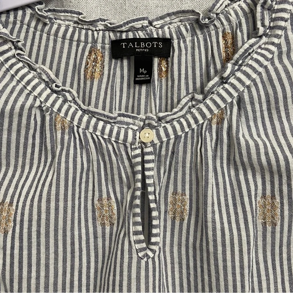 Talbots blue white